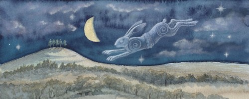 Luna Moon Hare at Autumn Equinox 