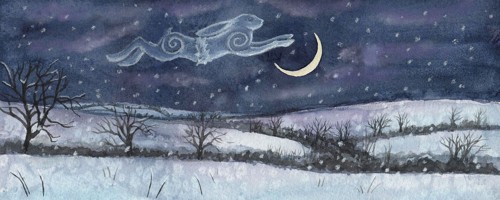 Luna Moon Hare at Imbolc