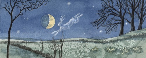 Luna Moon Hare at Spring Equinox 