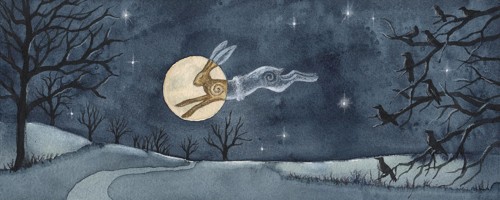 Luna Moon Hare at Winter Solstice 